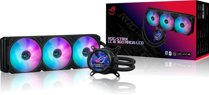 Система водяного охлаждения Asus ROG Strix LC III 360 ARGB LCD (90RC00W1-M0UAY0)