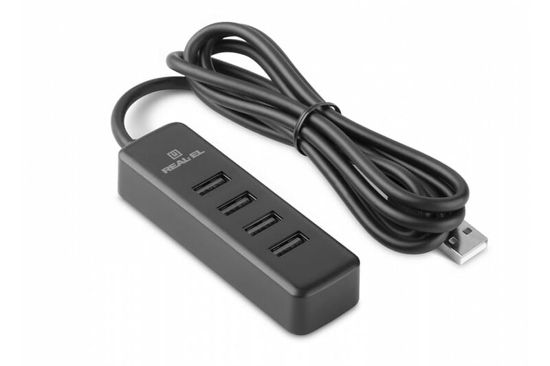 USB-хаб REAL-EL HQ-175 4 ports