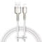 Фото - Кабель Baseus Cafule Metal USB - Lightning, 2.4A, 1м White (6953156202252) | click.ua