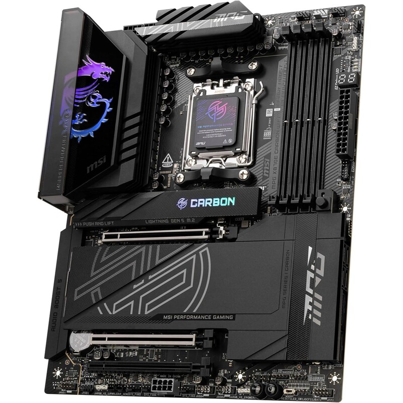 Материнська плата MSI MPG X870E Carbon WiFi Socket AM5