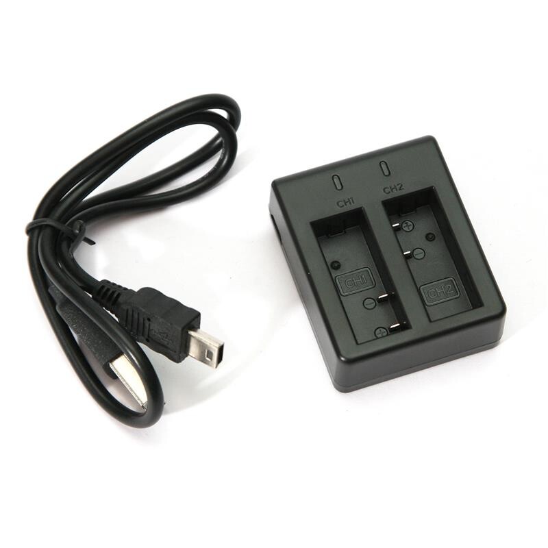 Мережевий зарядний пристрій PowerPlant Dual SJCAM SJ4000 для двох акумуляторів (DV00DV3408)