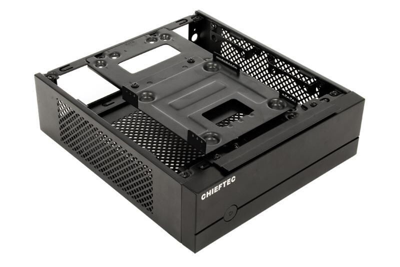 Корпус Chieftec Compact IX-01B, Без БП, SLIM FF, Black