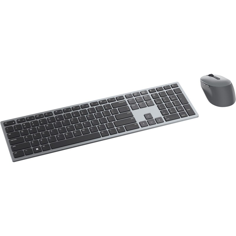 Комплект бездротовий (клавіатура, миша) Dell Premier KM7321W Gray (580-AJQV)