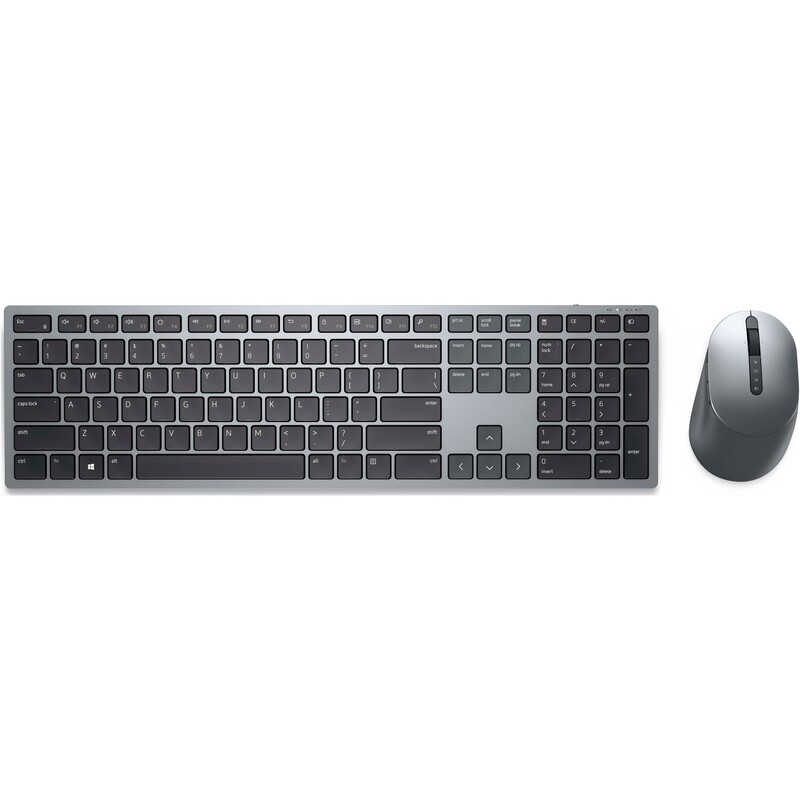 Комплект бездротовий (клавіатура, миша) Dell Premier KM7321W Gray (580-AJQV)
