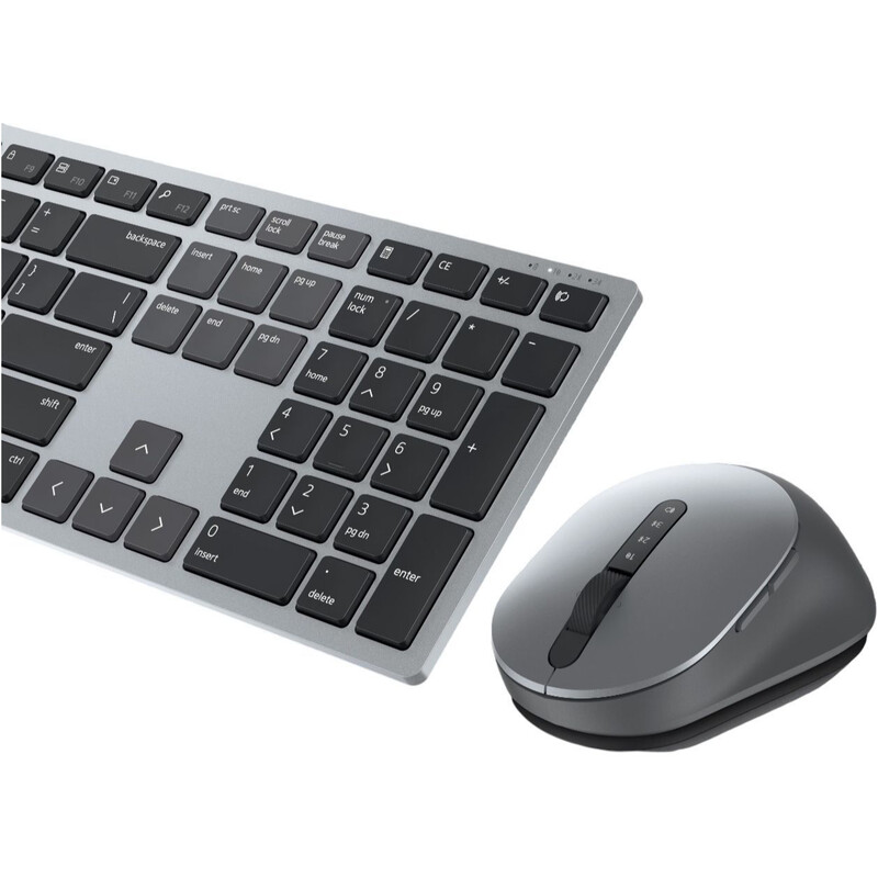 Комплект бездротовий (клавіатура, миша) Dell Premier KM7321W Gray (580-AJQV)