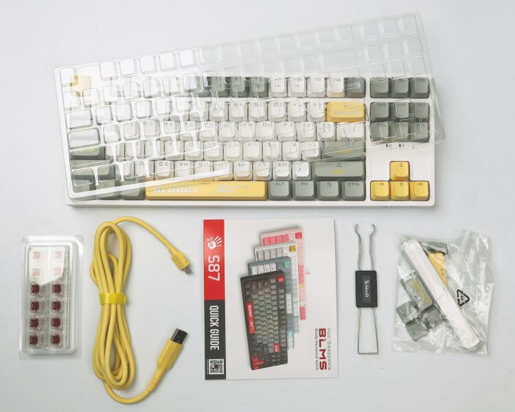 Клавіатура Bloody S87 Energy White