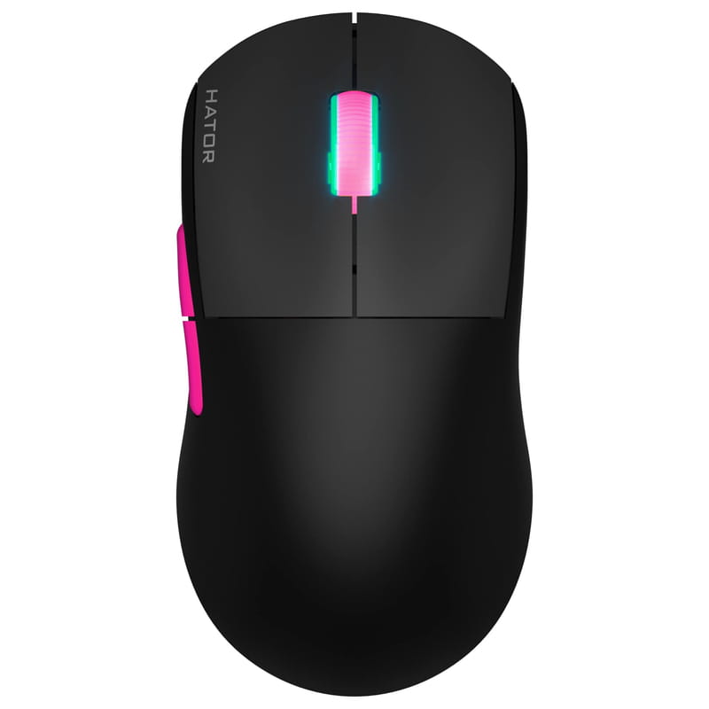 Мышь беспроводная Hator Quasar 2 Ultra 4K Wireless Black/Pink (HTM570BP)