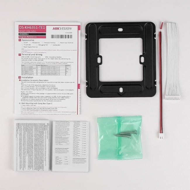 IP-відеодомофон Hikvision DS-KH6351-TE1 Black