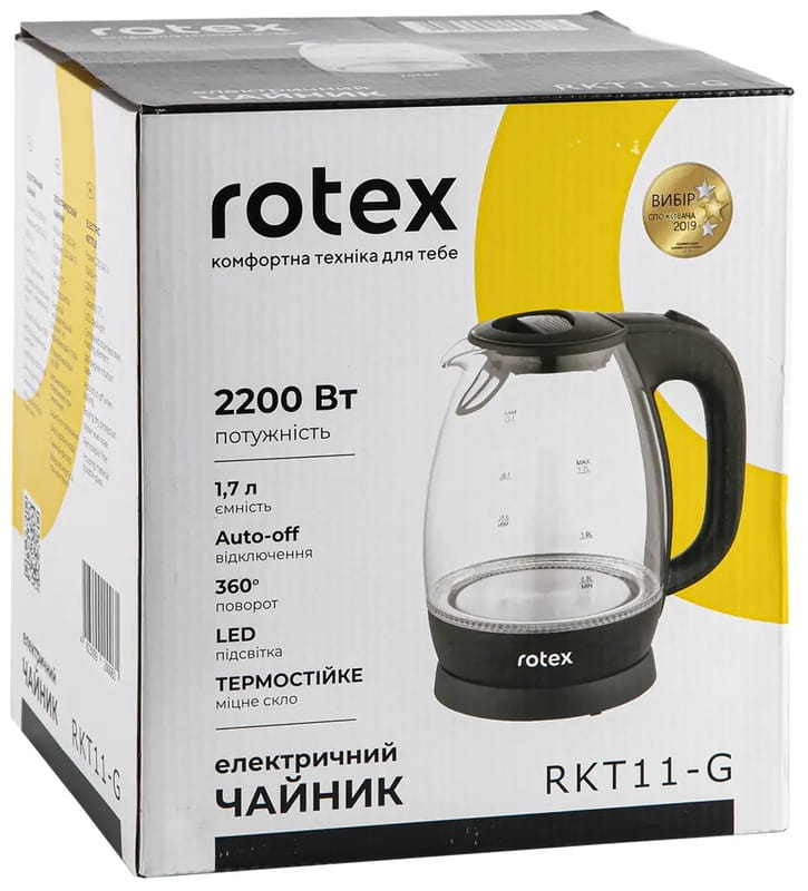 Электрочайник Rotex RKT11-G