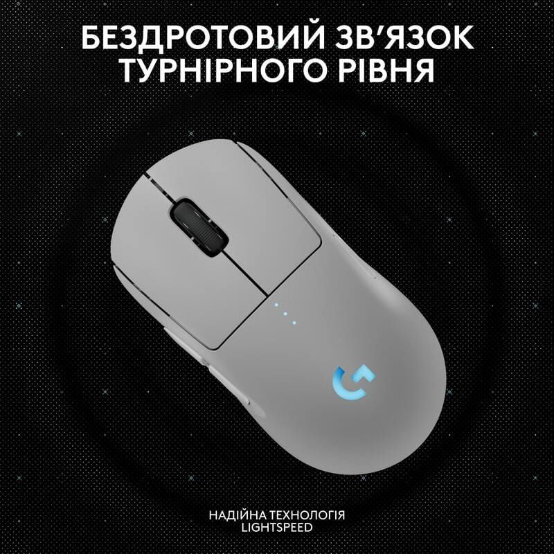 Миша бездротова Logitech G Pro 2 Lightspeed White (910-007302)