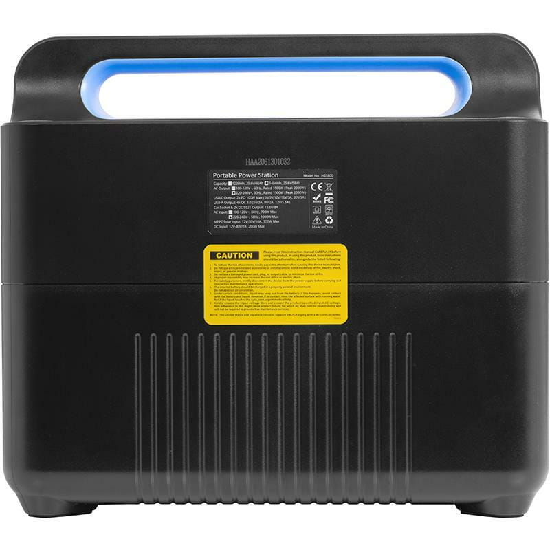 Зарядна станція PowerPlant HS1800 1484.8Wh, 412444mAh,1800W (PB930852)