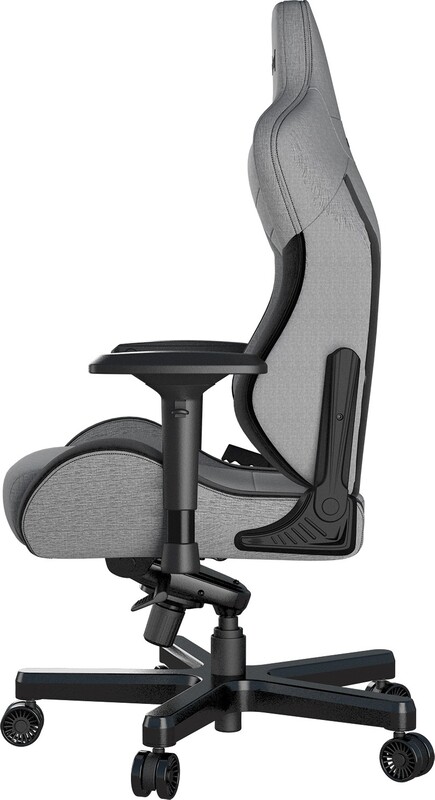 Крісло для геймерів Anda Seat T-Pro 2 Size XL Linen Grey/Black (AD12XLLA-01-GB-F)