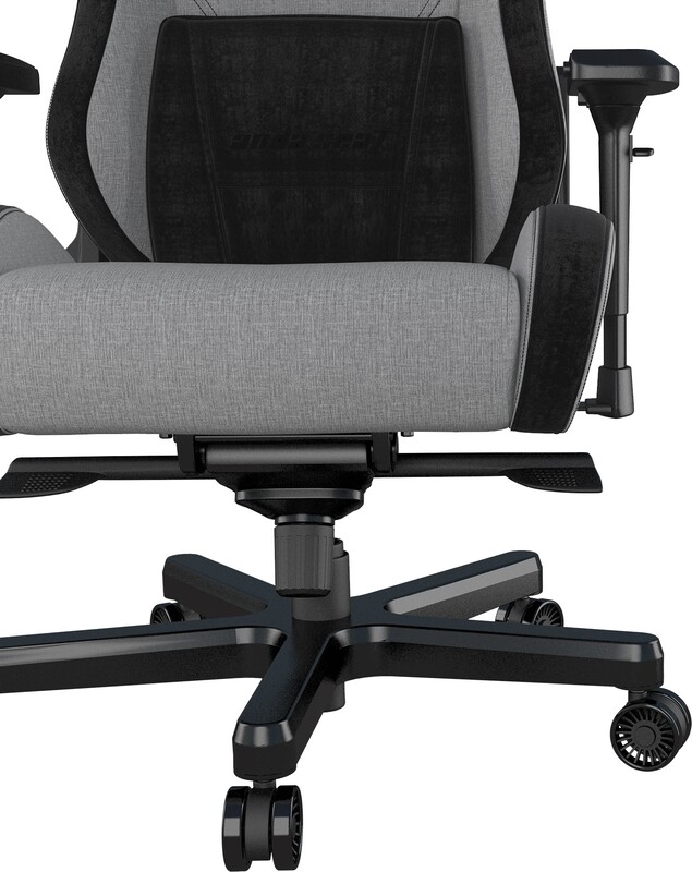 Крісло для геймерів Anda Seat T-Pro 2 Size XL Linen Grey/Black (AD12XLLA-01-GB-F)
