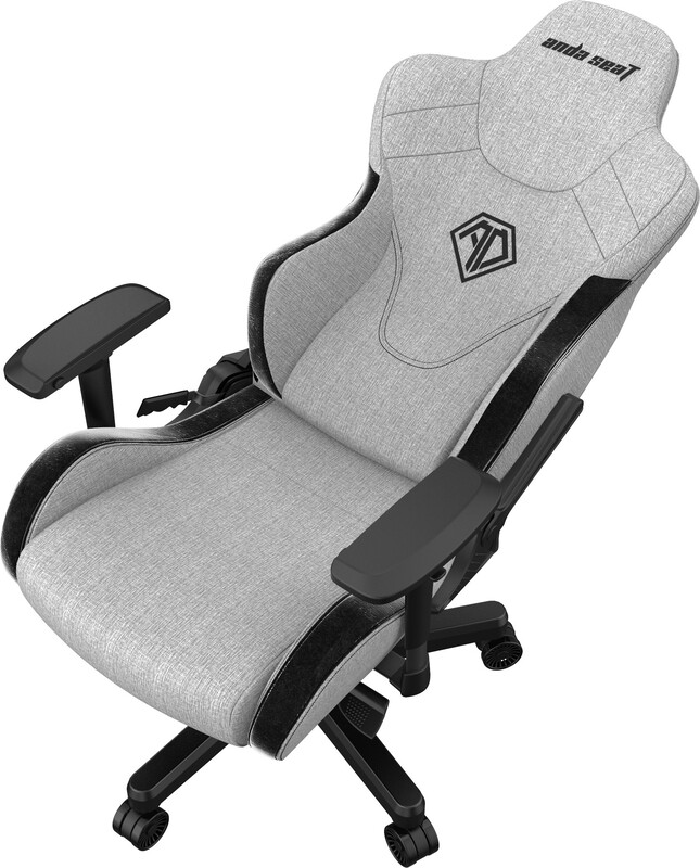 Крісло для геймерів Anda Seat T-Pro 2 Size XL Linen Grey/Black (AD12XLLA-01-GB-F)