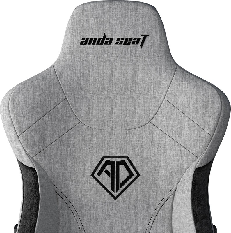 Крісло для геймерів Anda Seat T-Pro 2 Size XL Linen Grey/Black (AD12XLLA-01-GB-F)