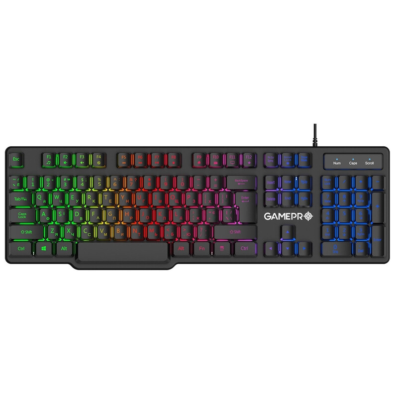 Клавиатура GamePro GK380 RGB Black