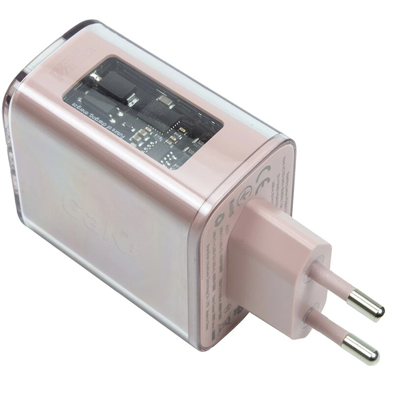 Сетевое зарядное устройство Acefast GaN 2хUSB Type-C, USB Type-A 65W PD 3.0 QC 4.0 (A45)