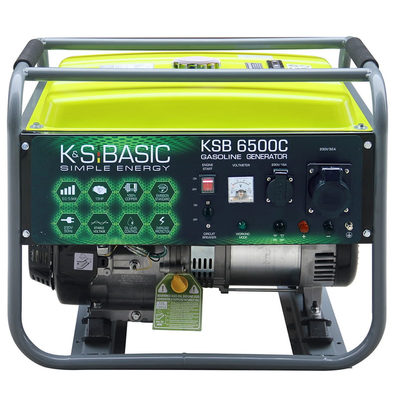 Генератор бензиновий Konner&Sohnen KSB 6500C