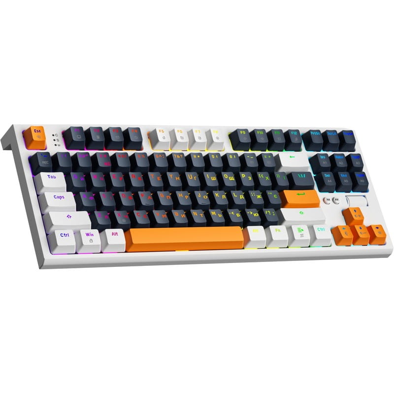 Клавиатура GamePro MK180W Red с Hot-Swap RGB White