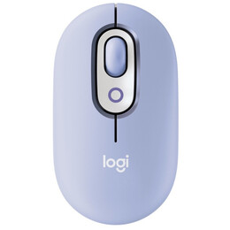 Мышь беспроводная Logitech Pop Mouse with Emoji Lilac (910-007414)