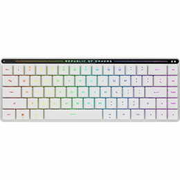 Клавіатура бездротова Asus ROG Falchion RGB WL BT White (90MP03EC-BKMA10)