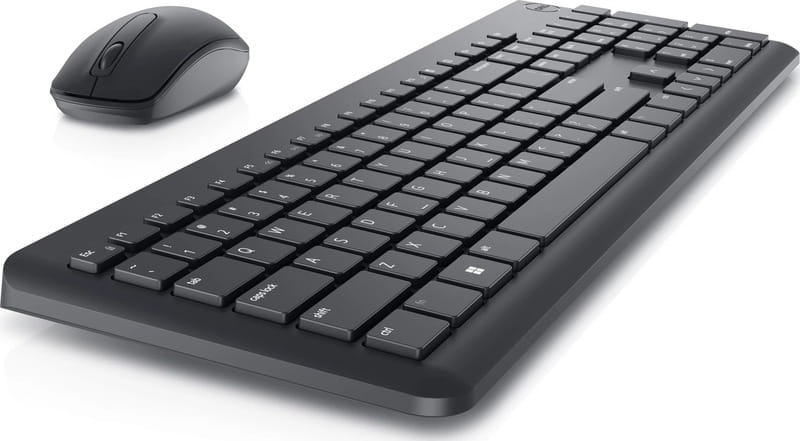 Комплект (клавіатура, миша) бездротовий Dell KM3322W Black (580-AKGK)