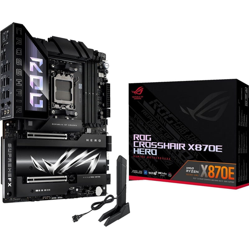 Материнська плата Asus ROG Crosshair X870E Hero Socket AM5
