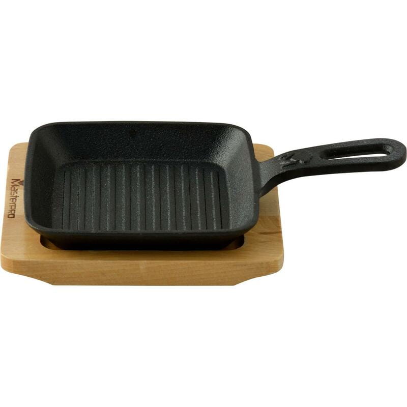 Сковорода-гриль MasterPro Foodies Cook & Share з сервірувальною дошкою 13.7x22.2 см (BGMP-3808-4)