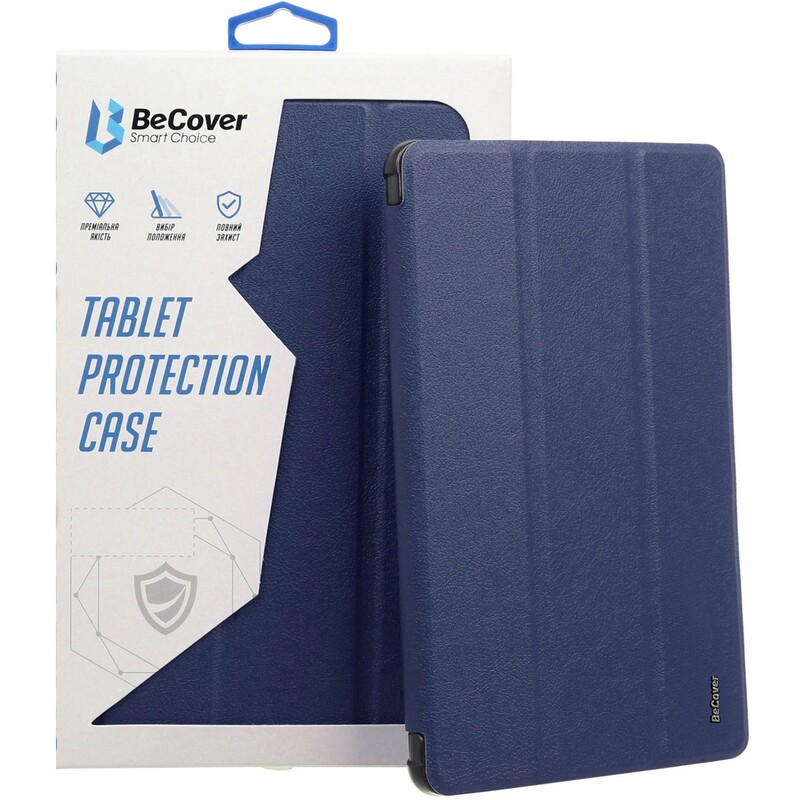 Чехол-книжка BeCover Soft Edge для Samsung Galaxy Tab A9+ SM-X210/SM-X215/SM-X216 11.0" Deep Blue (710367)