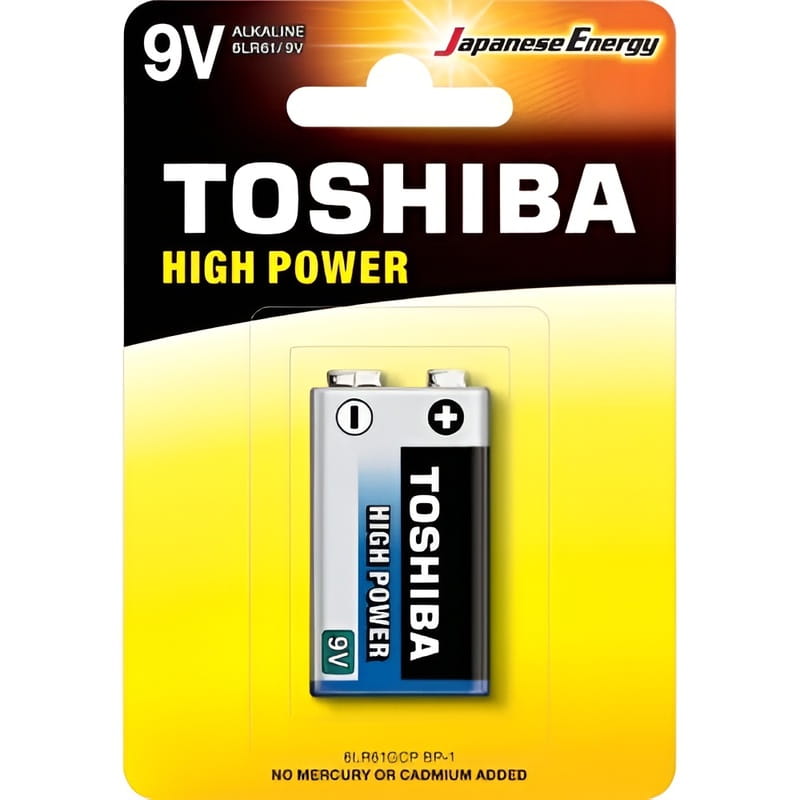 Батарейка Toshiba 6LR61GCP 1 шт