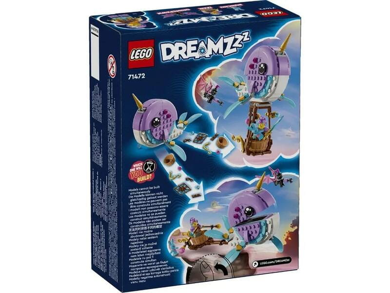 Конструктор LEGO DREAMZzz Повітряна куля Ізі «Нарвал» (71472)