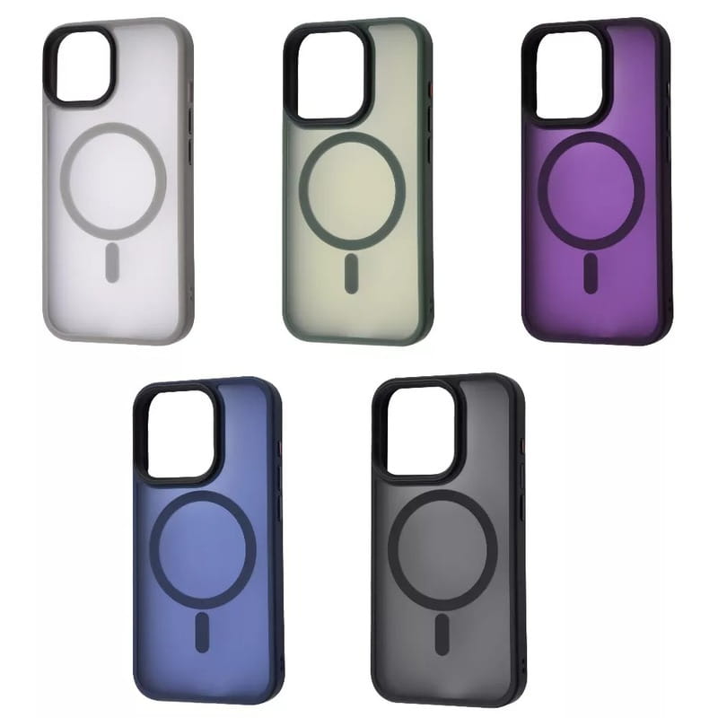 Чохол-накладка Wave Matte Insane Case with Magnetic Ring для Apple iPhone 15 Black