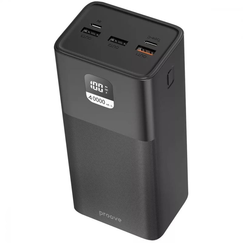 Универсальная мобильная батарея Proove Giant 100W 40000mAh Black (PBGI99320001)