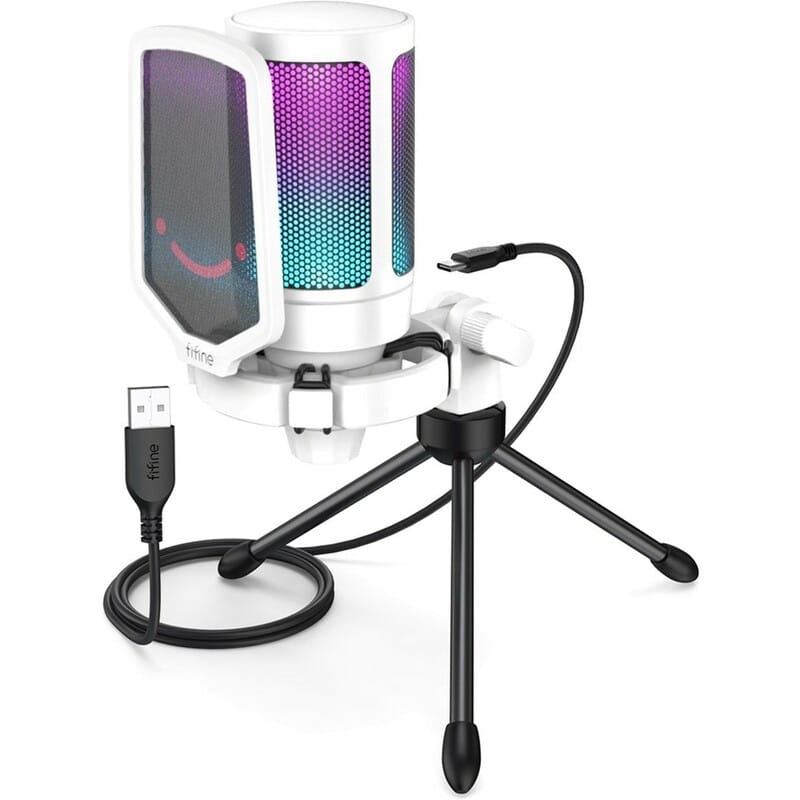 Микрофон Fifine Ampligame A6VW White
