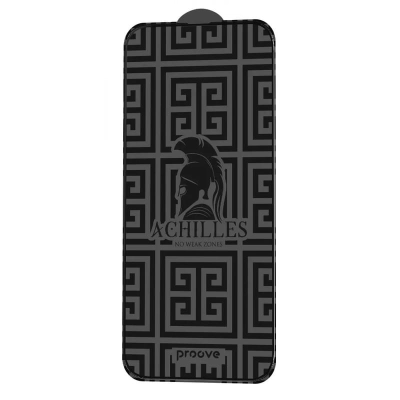 Защитное стекло Proove Achilles для Apple iPhone 14 Pro/15/16 Black (PGPAIP14P001)