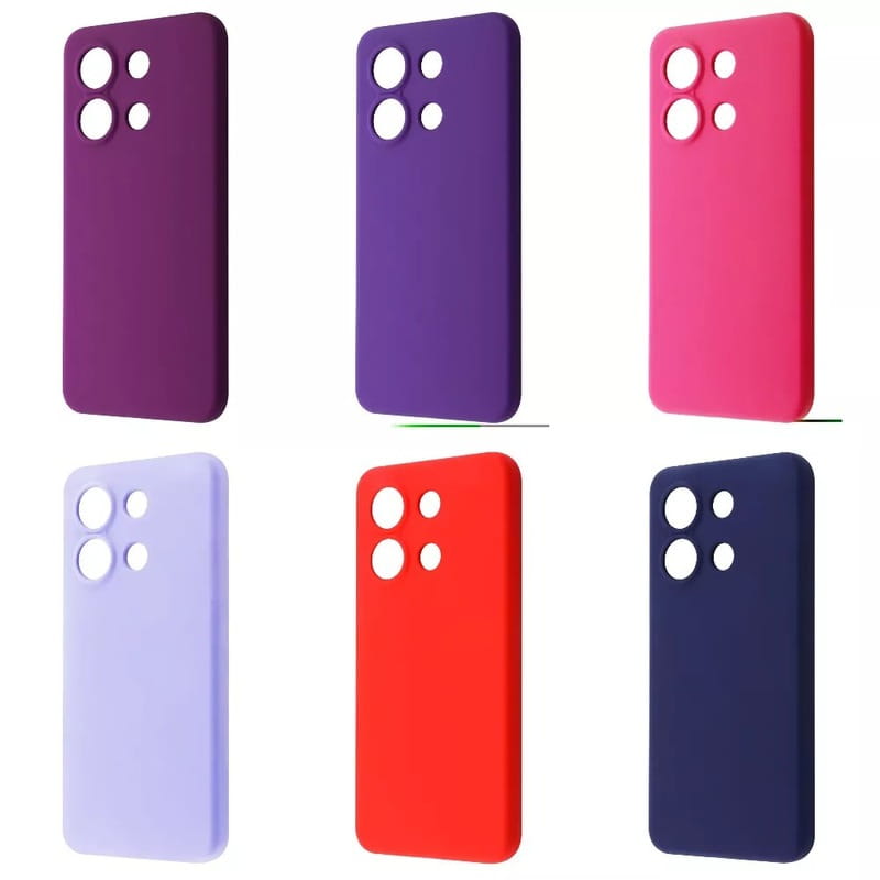 Чeхол-накладка Wave Full Silicone Cover для Xiaomi Redmi Note 13 4G Pink