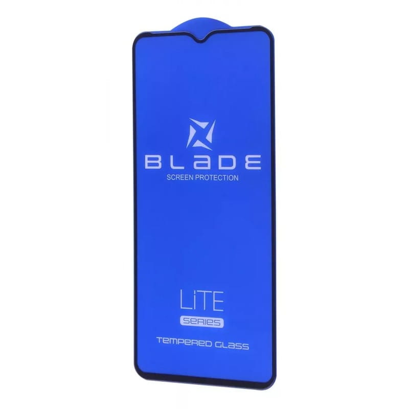 Защитное стекло Blade Lite Series Full Glue для Xiaomi Redmi 13C/Poco C65 Black без упаковки