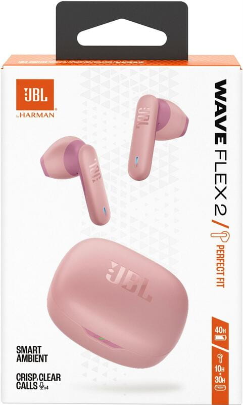 Bluetooth-гарнитура JBL Wave Flex 2 Pink (JBLWFLEX2PIK)