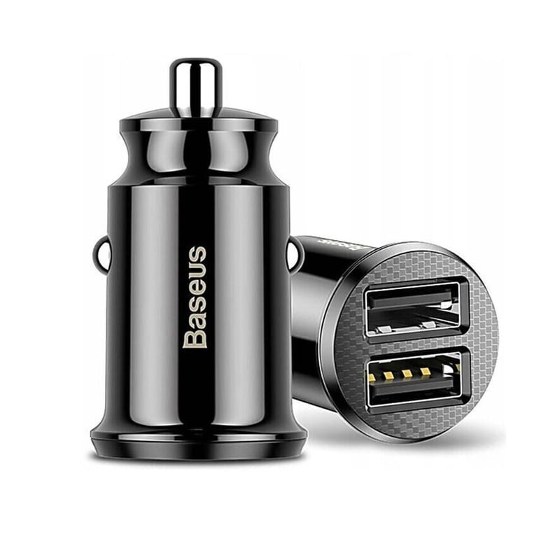 Автомобильное зарядное устройство Baseus Circular (2USB, 5A) QC3.0 Black (CCALL-YD01)