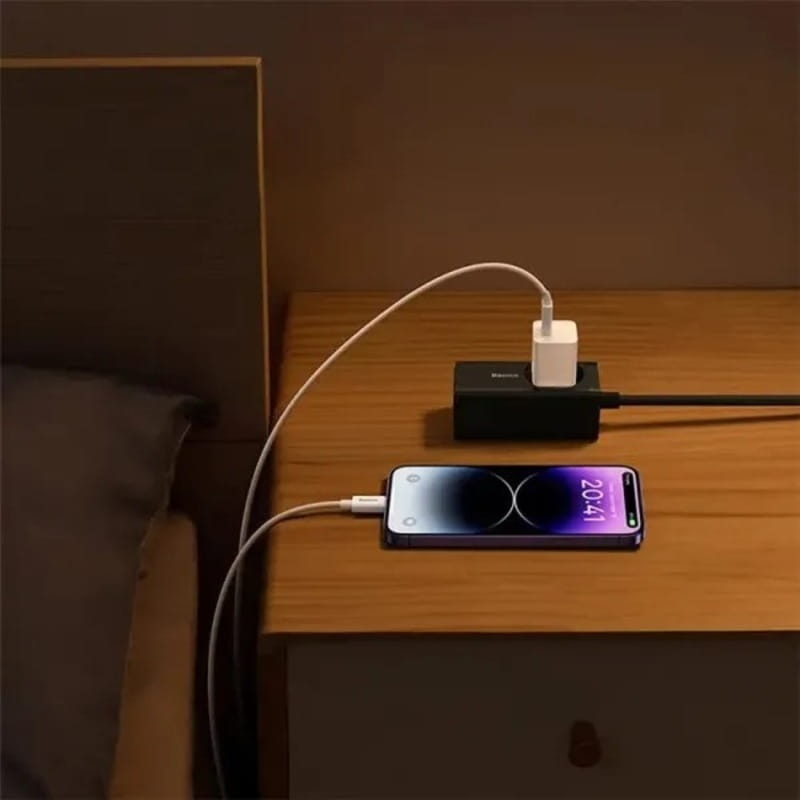 Мережевий зарядний пристрій Baseus GaN5 FC mini 1C (1USB-C) 30W White (CCGN070502)