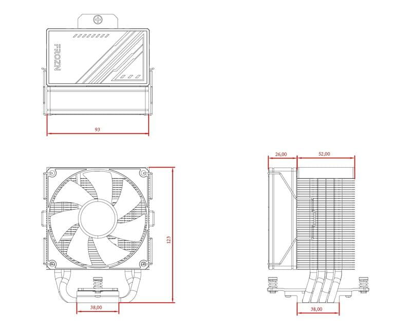 Кулер процессорный ID-Cooling Frozn A400 ARGB