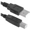 Фото - Кабель Defender USB04-06 USB2.0 AM-BM, 1.8м (83763), черный | click.ua
