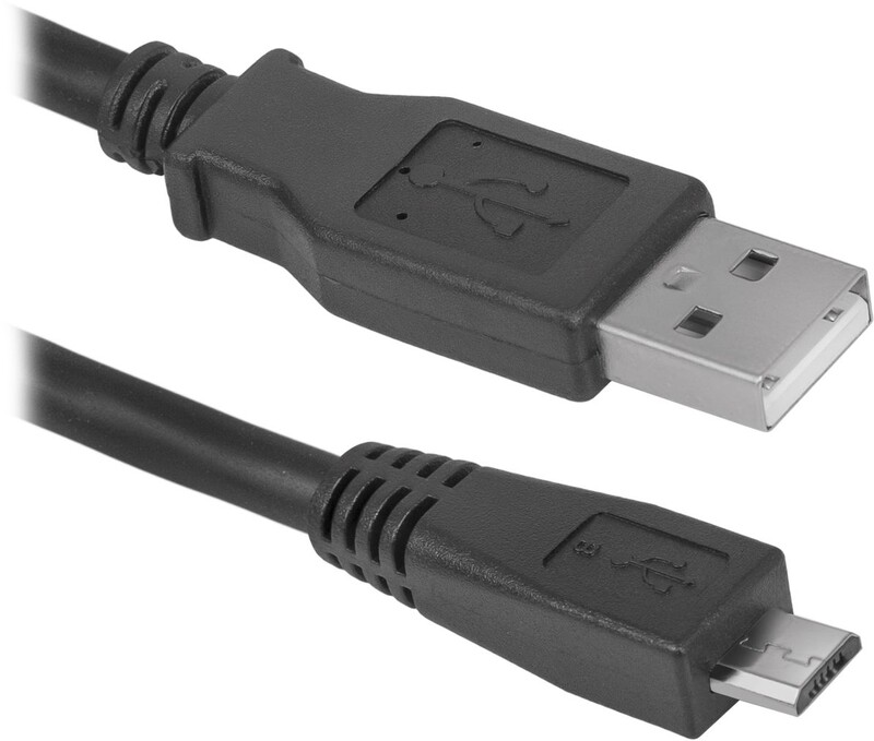 Кабель Defender USB08-06 USB 2.0 AM-MicroBM, 1.8м (87459)