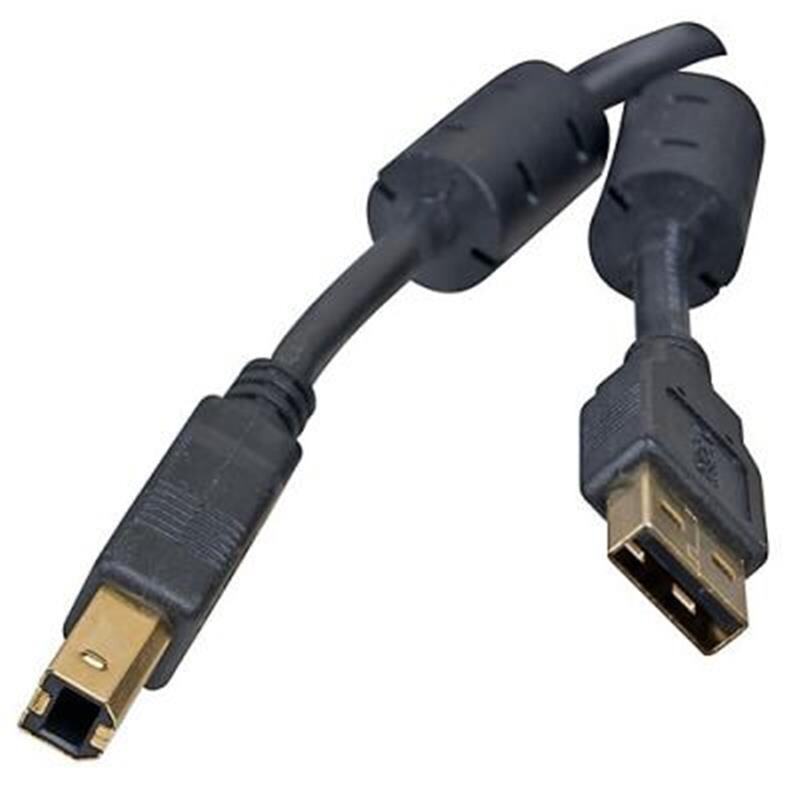 Кабель Defender USB04-06PRO USB 2.0 AM-BM 1.8 м, черный (87430)