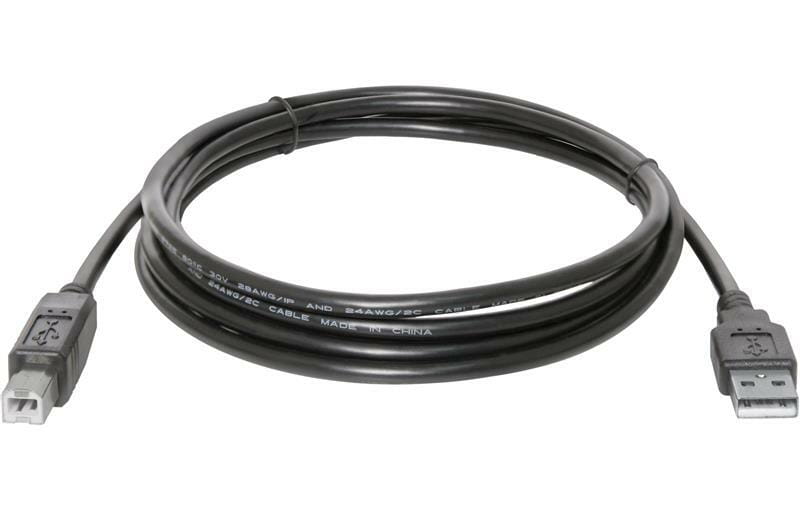 Кабель Defender USB04-10 USB 2.0 AM-BM 3 м, черный (83764)