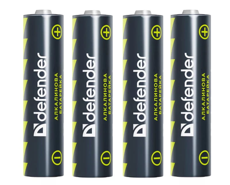 Батарейка Defender Alkaline AA/LR03 BL 4шт (56002)