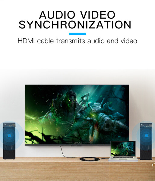 Кабель Vention HDMI-HDMI, 15 m, v1.4 (VAA-M02-B1500)