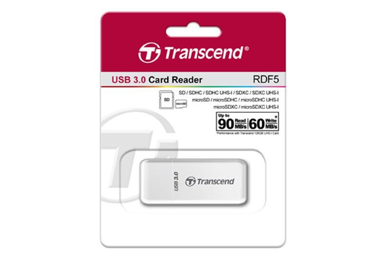 Кардрідер Transcend (TS-RDF5W) 5-in-1 білий USB