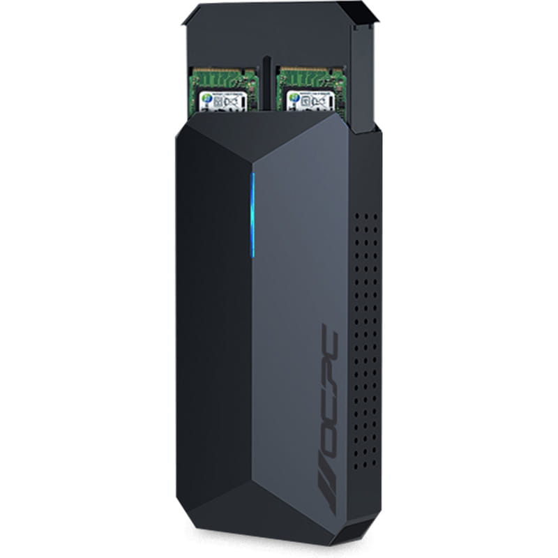 Внешний карман OCPC Azzurro Duo NVMe PCIe M.2 to USB 3.1 (OCAZZM2ECSD)