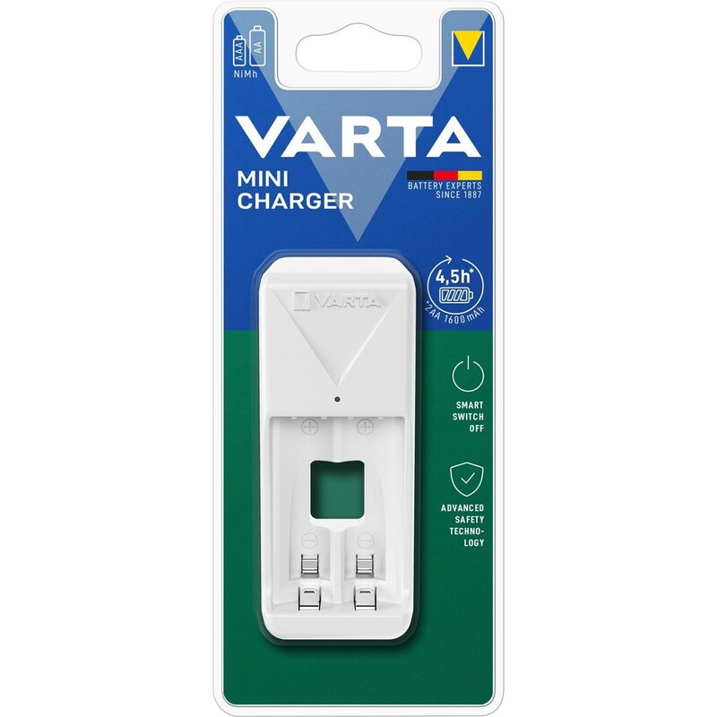 Зарядное устройство Varta Mini Charger 2xAA/ААА 1600mAh (57656101401)